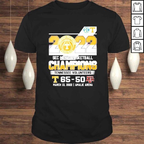 Tennessee Volunteers 2022 Sec Mens Basketball Champions shirt