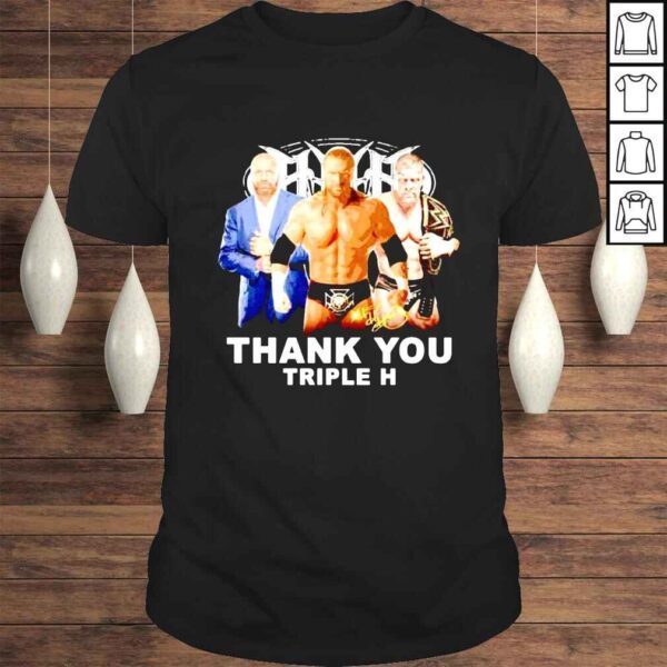 Thank you Triple H signature shirt