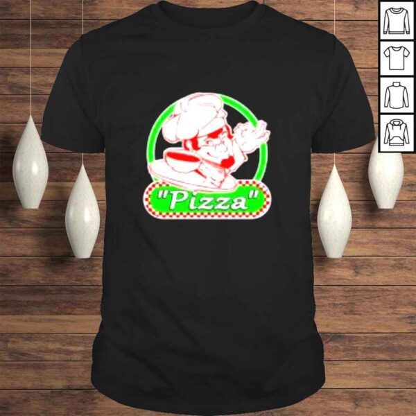 The Artist currently known as shool pizza box shirt