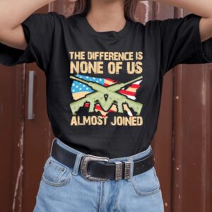 The Difference Is None Of Us Almost Joined M416 America Map tshirt