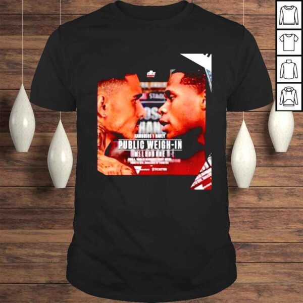 The Final Unification George Kambosos Jr vs Devin Haney Public Weigh In shirt