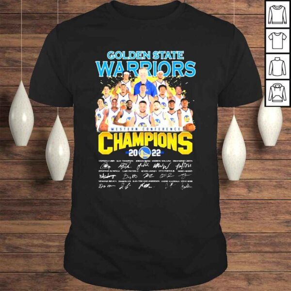 The Golden State Warriors Western Conference Champions 2022 Signature Shirt