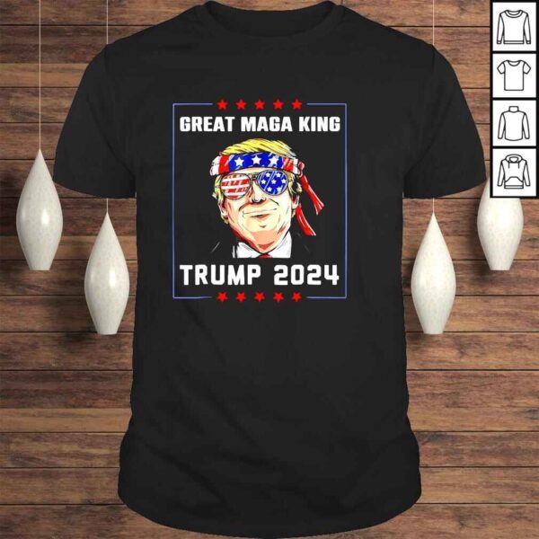 The Great Maga King Funny Trump Ultra Maga King Trump 2024 TShirt