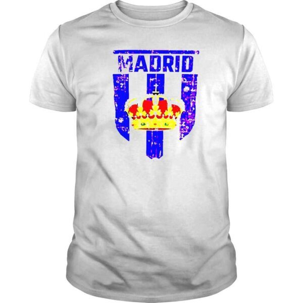 The King Real Madrid CF Crown Champions UEFA Champions League TShirt