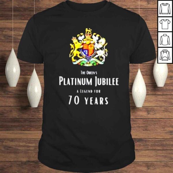 The Queens Platinum Jubilee A Legend For 70 Years shirt