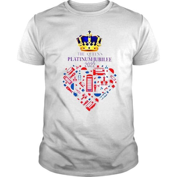 The Queen’s Platinum Jubilee Queen Elizabeth’s Heart 2022 Shirt