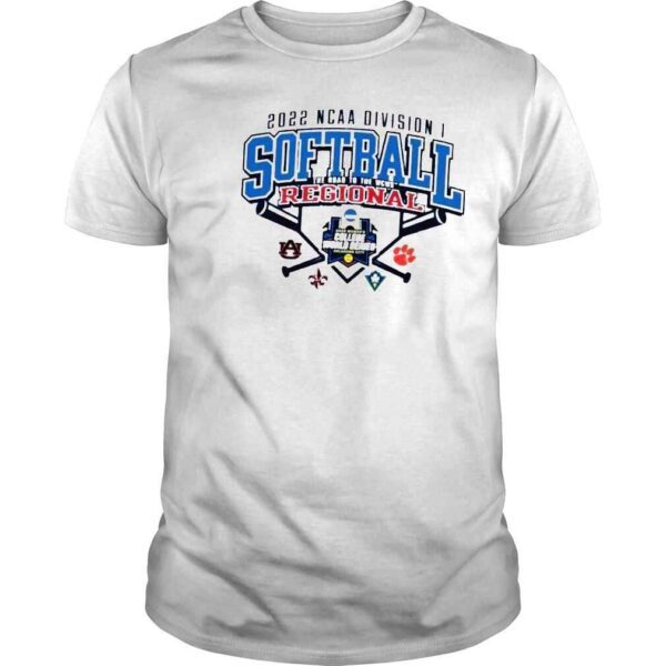 The Road To The WCWS 2022 NCAA Division I Softball Regional Clemson Shirt