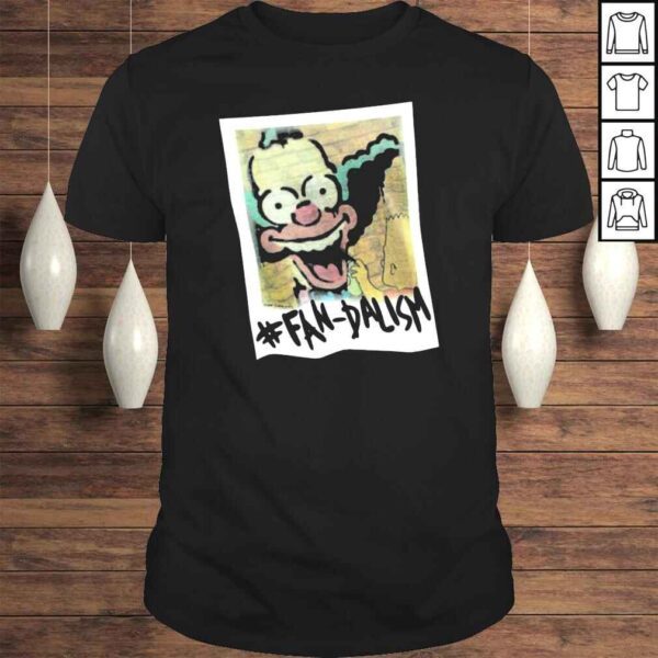 The Simpsons Graffiti Krusty The Clown FanDalism Shirt