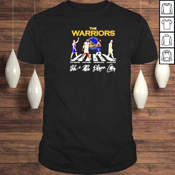 The Warriors Abbey Road team signature shirt