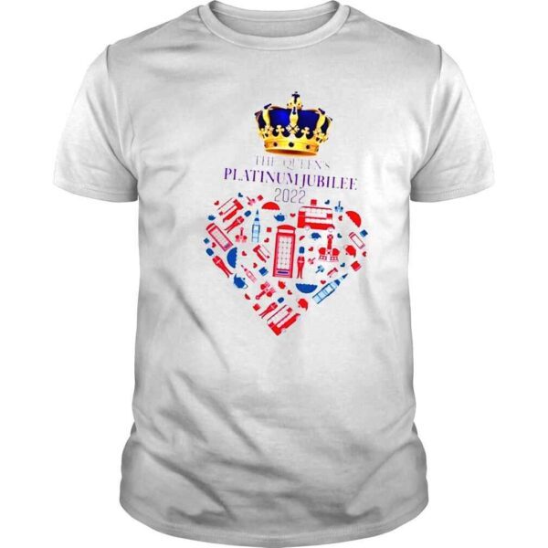 The queens platinum jubilee queen elizabeths platinum jubilee shirt