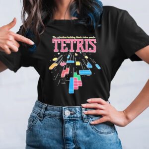 The relentless building block video puzzle tetris T-shirt