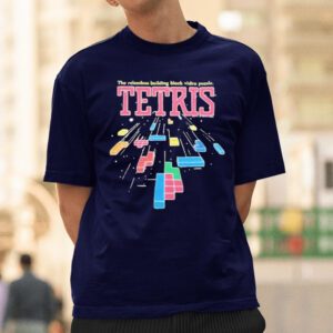 The relentless building block video puzzle tetris T-shirts