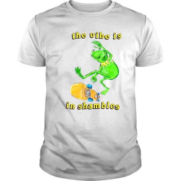 The vibe is in shambles chaos hole shirt