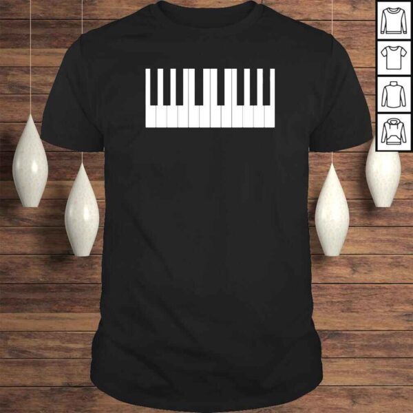 Threatening Music Notation Cursed Piano TShirt