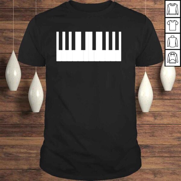 Threatening music notation cursed piano shirt