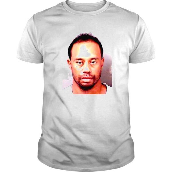 Tiger Woods Dui Mug Shot Masters Golf shirt