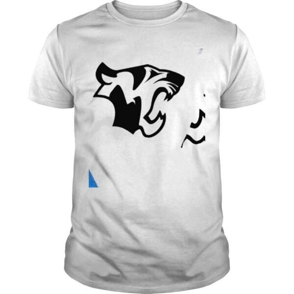 Tiger black and white logo shirt