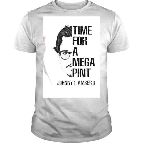 Time For A Mega Pint Johnny Depp Winner TShirt