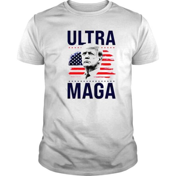 Trump Ultra Maga Usa Flag Tshirt