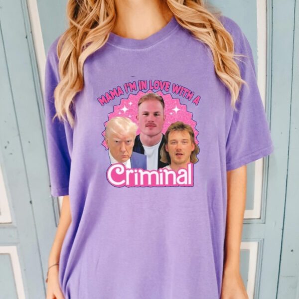 Trump Zach Bryan Mama I’m In Love With A Crimina T-Shirtt