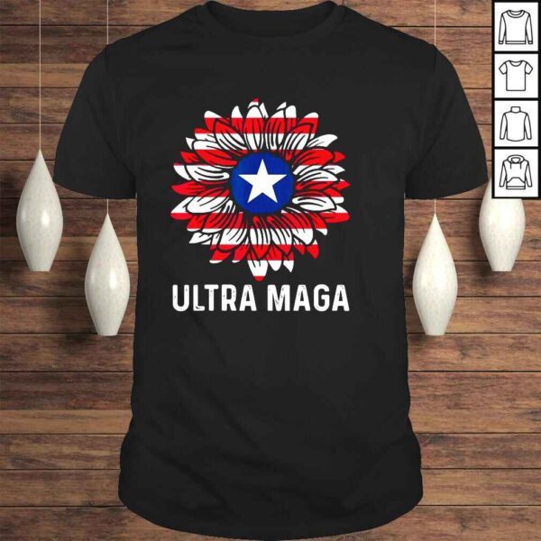 Ultra Maga King 4th Of July Sunflower Shirt