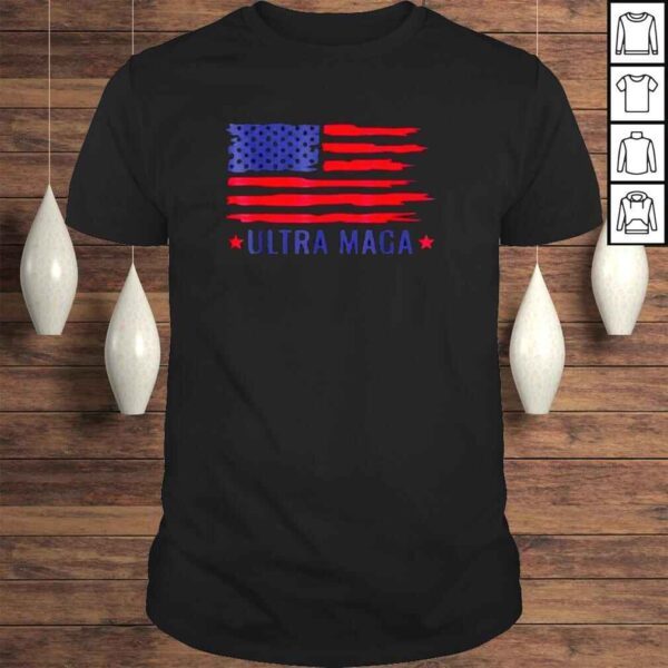 Ultra Mega Patriotic Trump Republicans American Flag Shirt