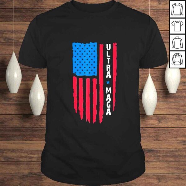 Ultra Mega Patriotic Trump Republicans USA Flag Shirt