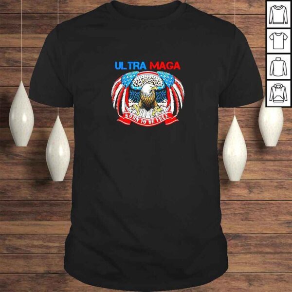 Ultra Mega Vintage Pro Trump Us Flag Anti Biden TShirt