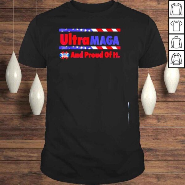 Ultra maga proud of it American flag vintage shirt