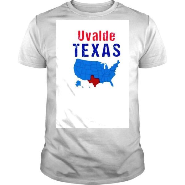 Uvalde Strong Texas Map shirt