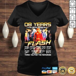 VLadies 08 years 2014 2022 the flash thank you for the memories shirt