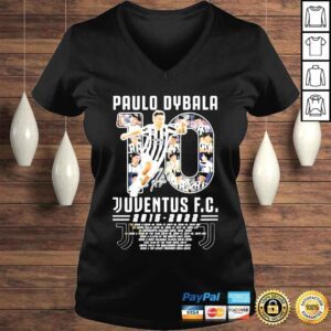 VLadies 10 Paulo dybala juventus fc 2022 thank you for the memories shirt