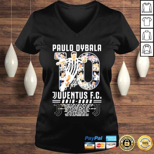 10 Paulo dybala juventus fc 2022 thank you for the memories shirt - Image 2