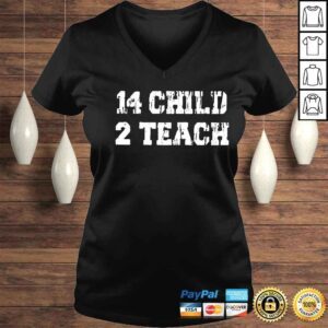 VLadies 14 Child 2 Teach Gun Control Now Shirt