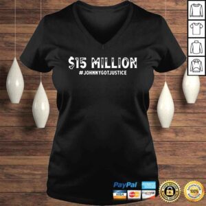 VLadies 15 Million Johnny Got Justice Shirt