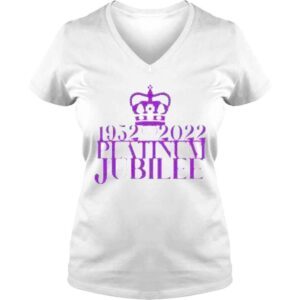 VLadies 1952 Platinum Jubilee Queen Elizabeths Platinum Jubilee shirt