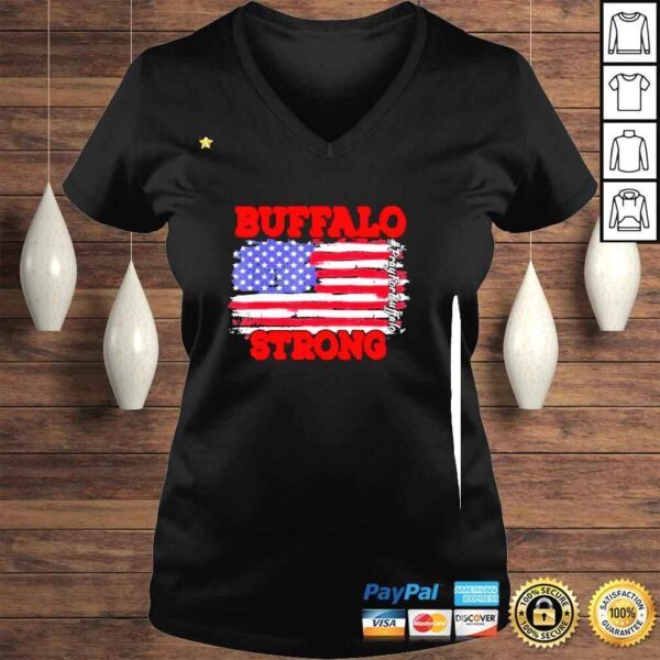 2022 Buffalo Strong Pray For Buffalo American flag shirt - Image 2