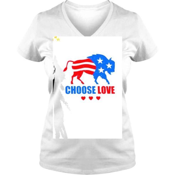 2022 Choose Love Buffalo Shirt - Image 2