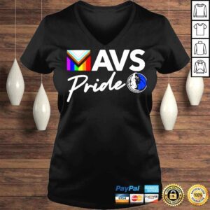 VLadies 2022 Dallas Mavs Pride TShirt