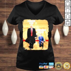 VLadies 2022 Donald Trump Leaders Lead Biden Cowards Kneel shirt