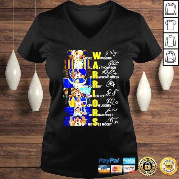 2022 Golden State Warriors Players signatures shirt - Image 2