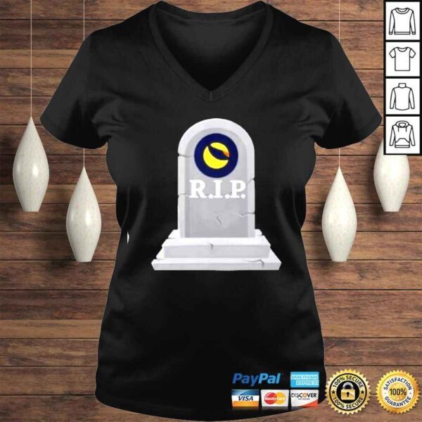 2022 RIP Terra Luna Currency Crypto TShirt - Image 2