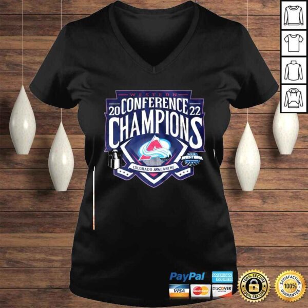 2022 Western Conference Champions Colorado Avalanche shirt - Image 2