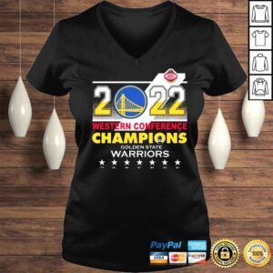 VLadies 2022 Western Conference Champions Golden State Warriors 19752022 shirt