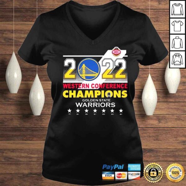 2022 Western Conference Champions Golden State Warriors 19752022 shirt - Image 2