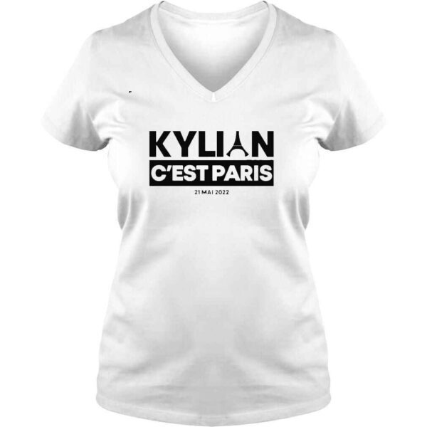 21 Mai 2022 Saint Germain Merch Kylian Cest Paris Shirt - Image 2