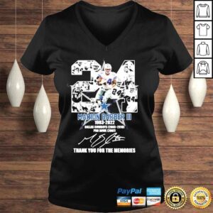 VLadies 24 marion barber 1983 2022 Dallas Cowboys pro bowl thank you for the memories shirt