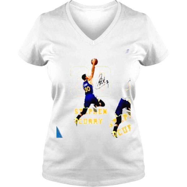 30 Stephen Curry Golden State Warriors Dunk signature shirt - Image 2