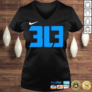 VLadies 3l3 detroit lions shirt