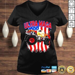 VLadies 4th of July Monster Truck – Ultra MAGA Shirt